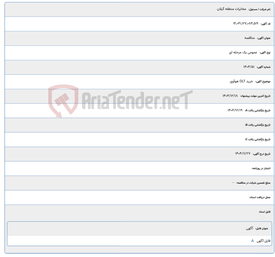 تصویر کوچک آگهی خرید OLT هوآوی
