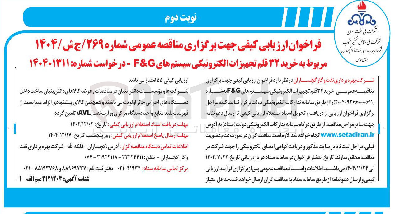تصویر کوچک آگهی خرید ۳۲ قلم تجهیزات الکترونیکی سیستمهای G & F 