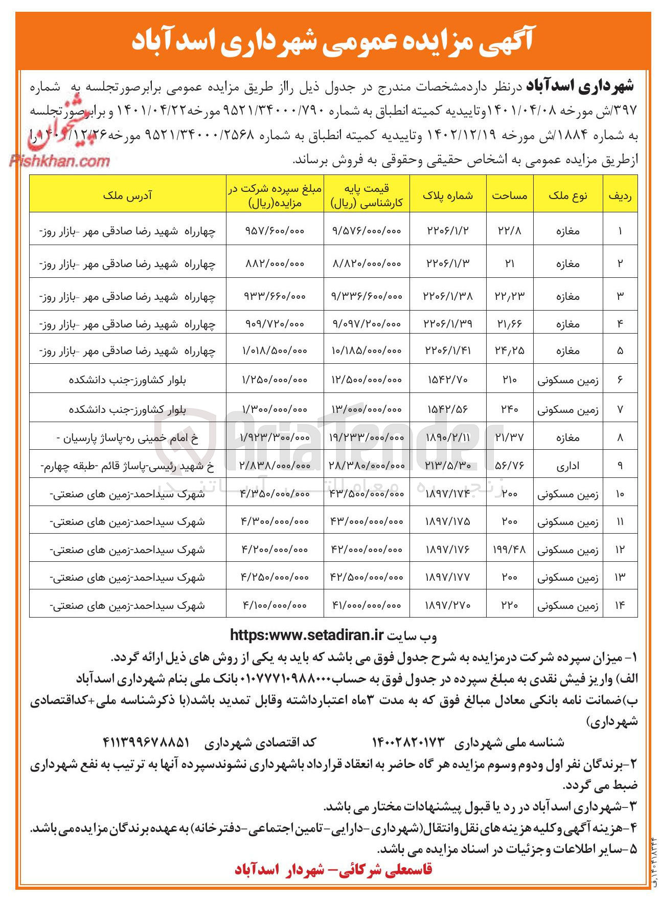 تصویر کوچک آگهی فروش املاک
