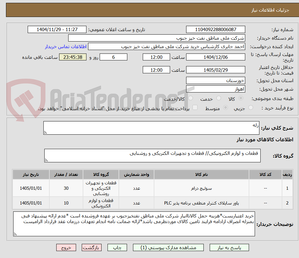 تصویر کوچک آگهی رله