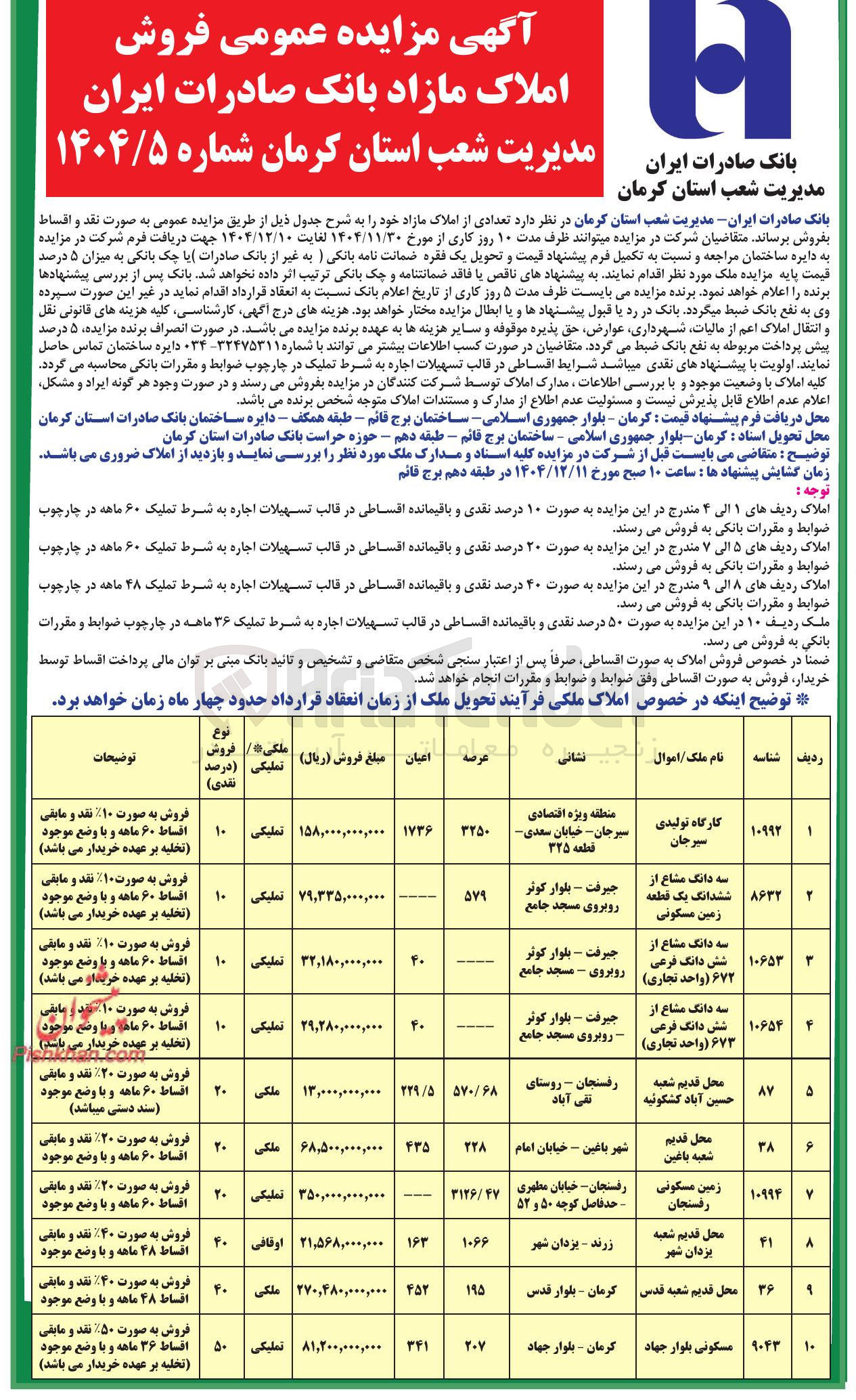 تصویر کوچک آگهی فروش املاک