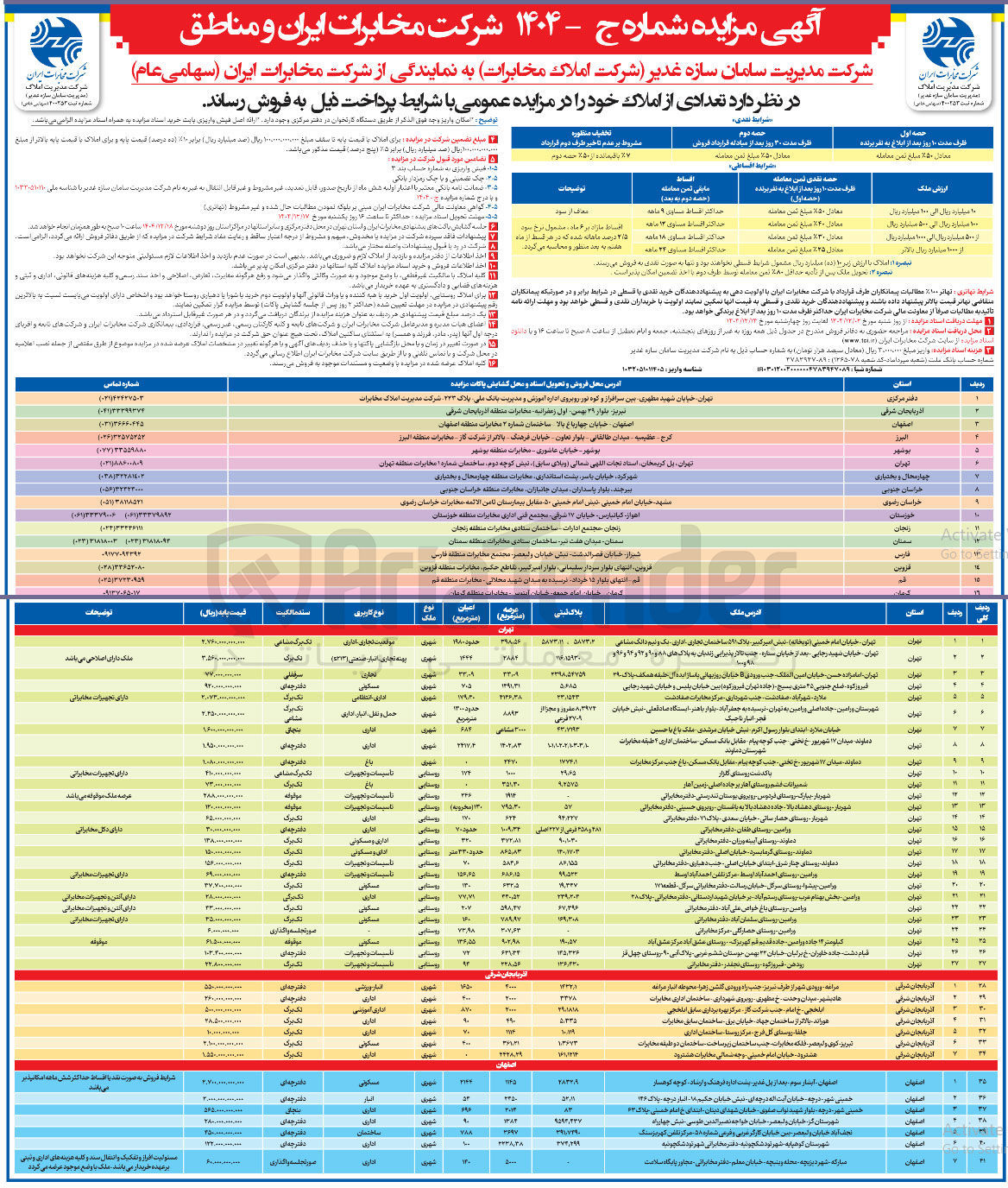 تصویر کوچک آگهی فروش املاک