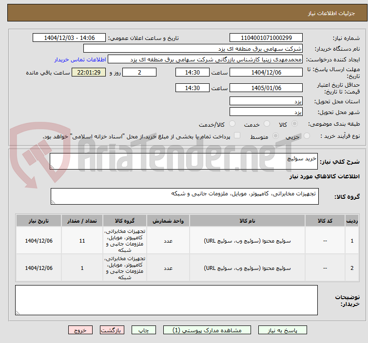 تصویر کوچک آگهی خرید سوئیچ