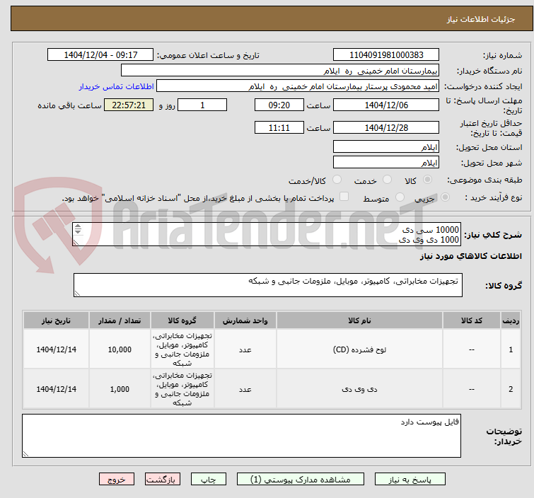 تصویر کوچک آگهی 10000 سی دی
1000 دی وی دی
11000 کاور ضد خش