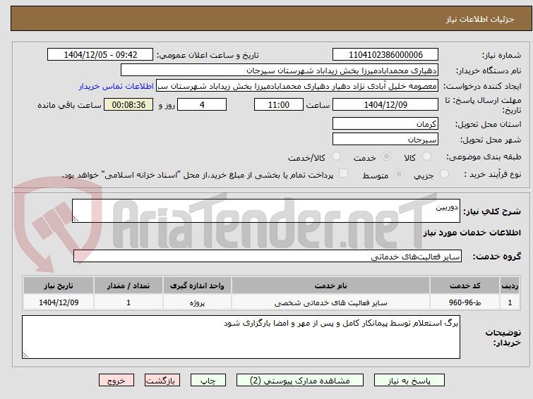 تصویر کوچک آگهی دوربین