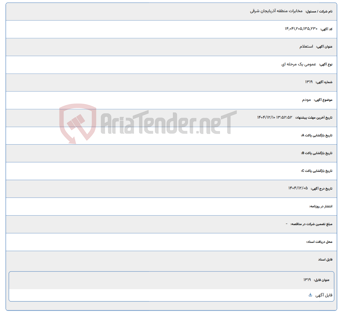 تصویر کوچک آگهی مودم