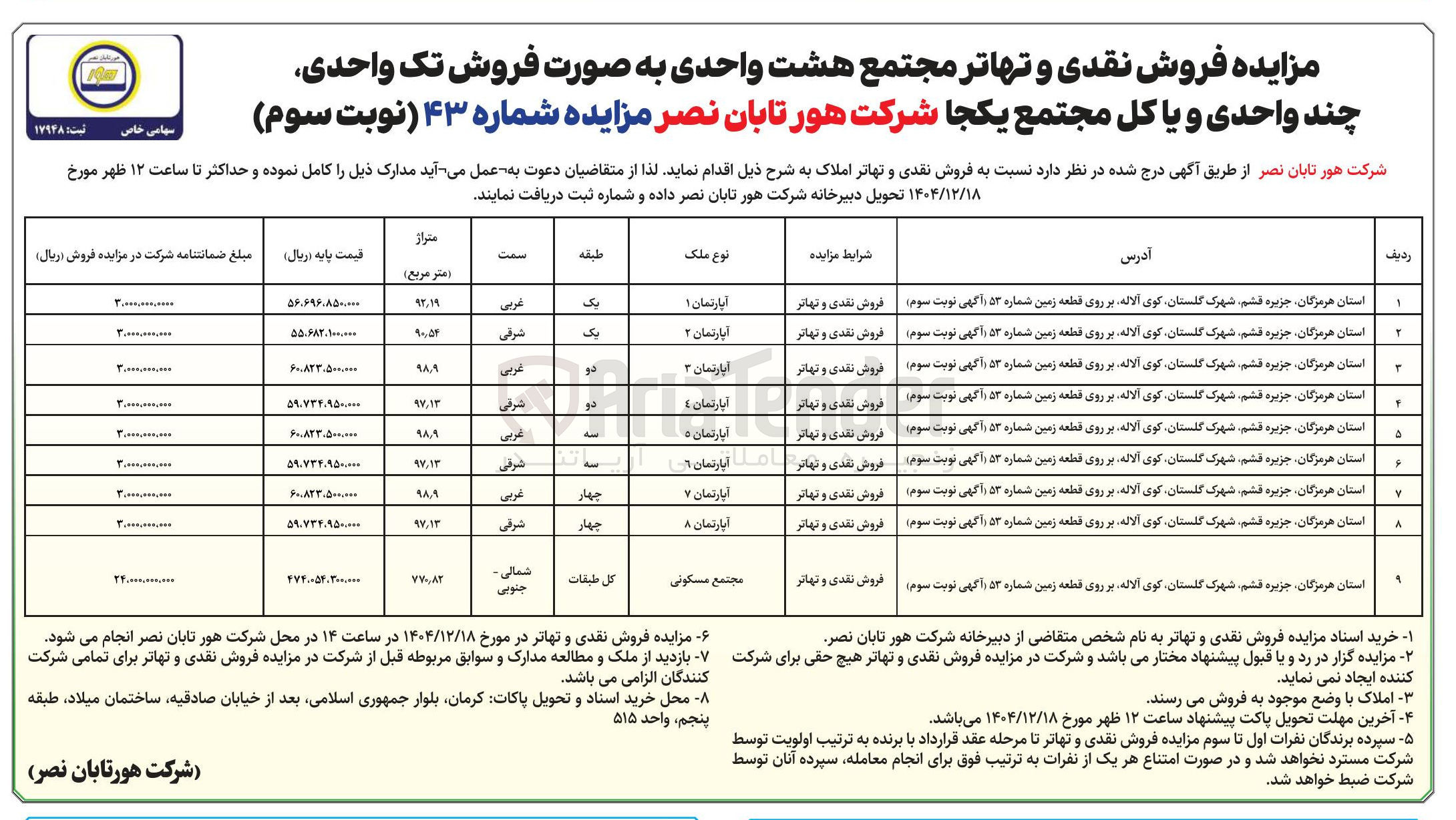 تصویر کوچک آگهی فروش املاک