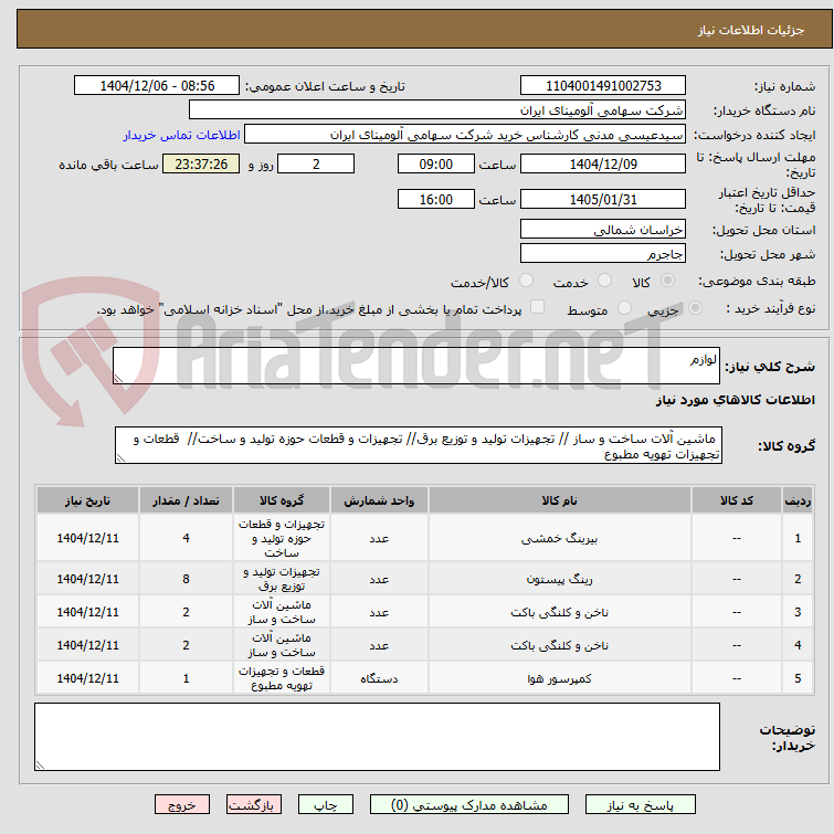 تصویر کوچک آگهی لوازم