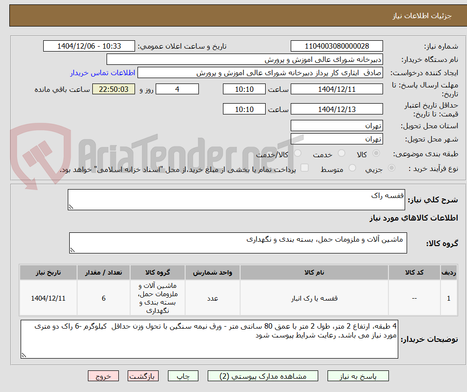 تصویر کوچک آگهی قفسه راک