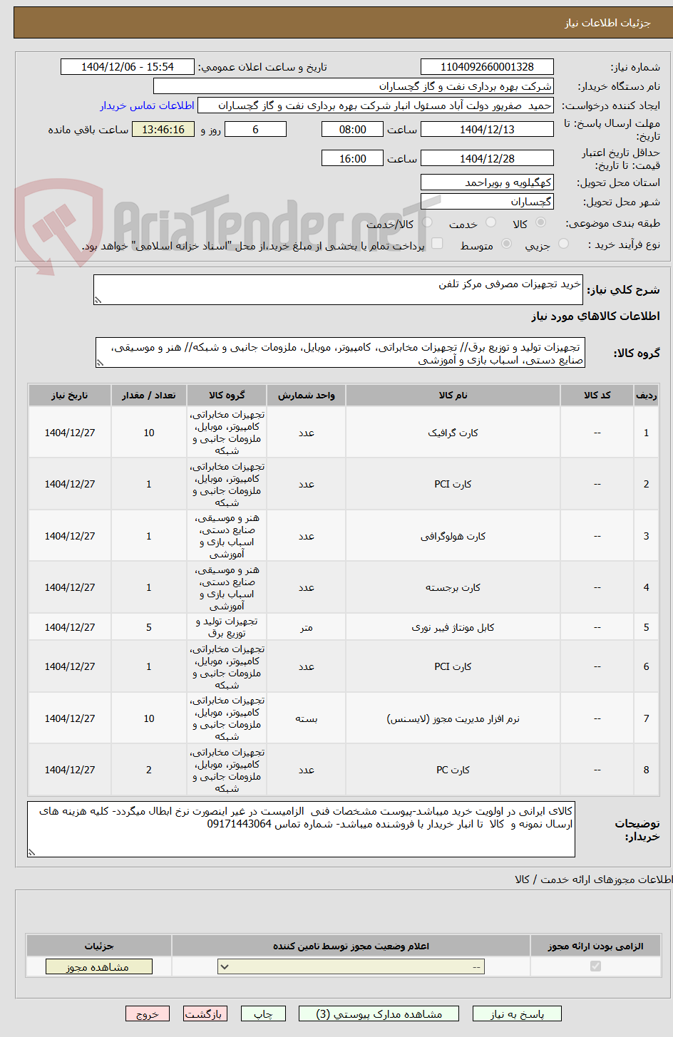 تصویر کوچک آگهی خرید تجهیزات مصرفی مرکز تلفن