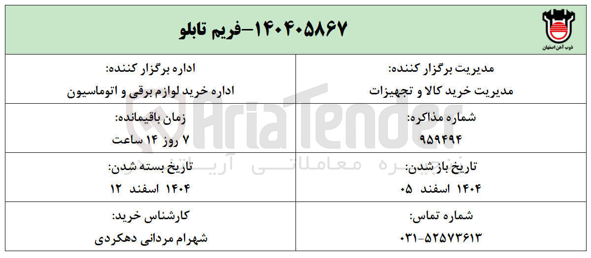 تصویر کوچک آگهی فریم تابلو