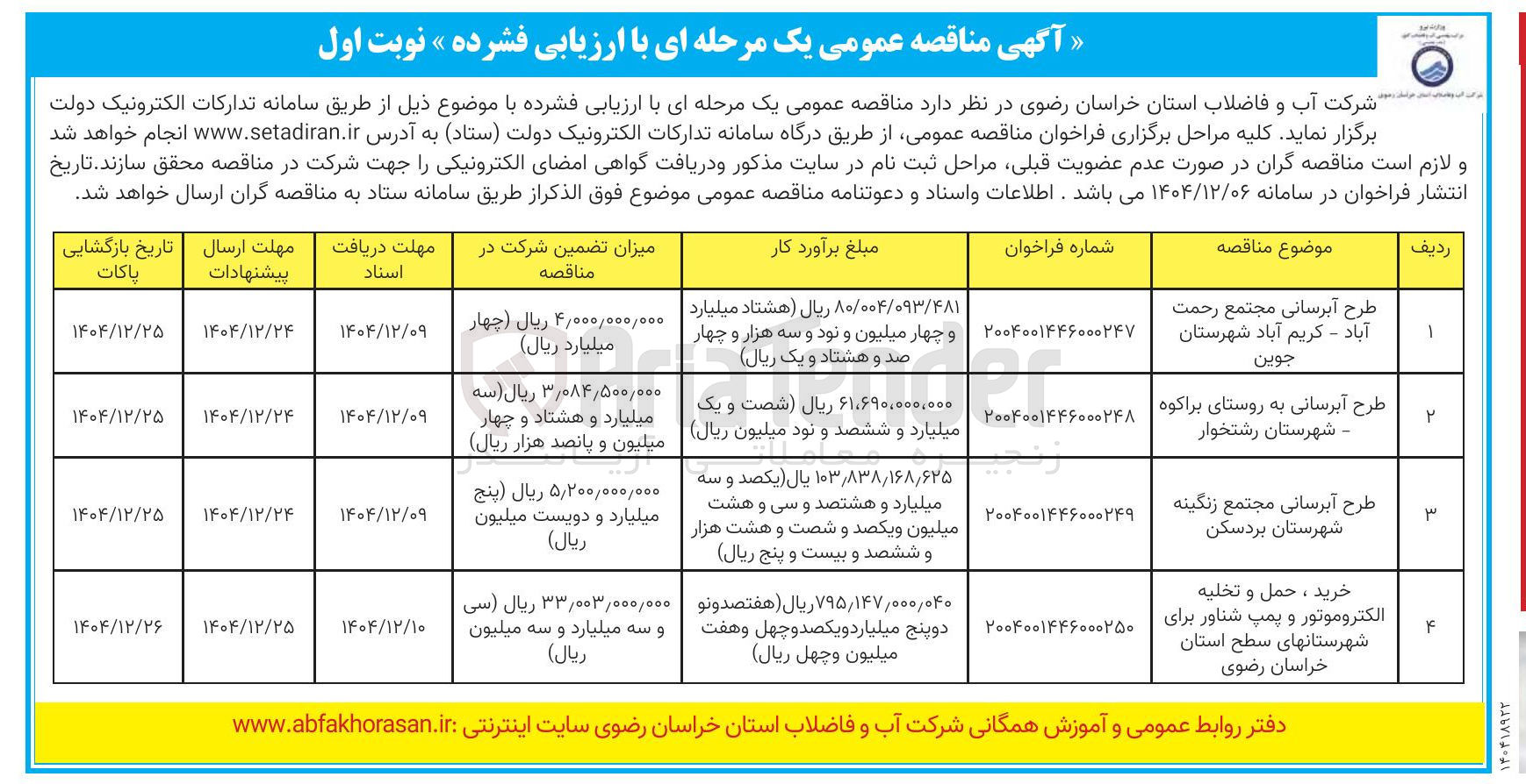 تصویر کوچک آگهی خرید ، حمل و تخلیه الکتروموتور و پمپ شناور