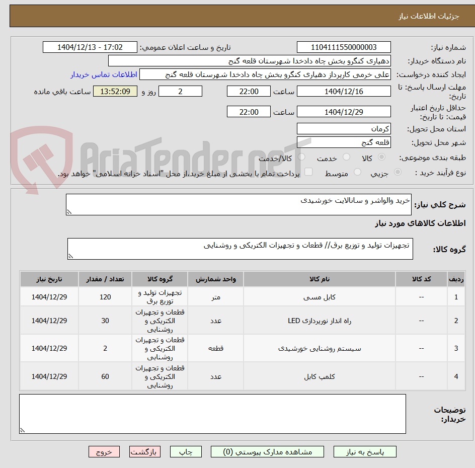 تصویر کوچک آگهی خرید والواشر و سانالایت خورشیدی
