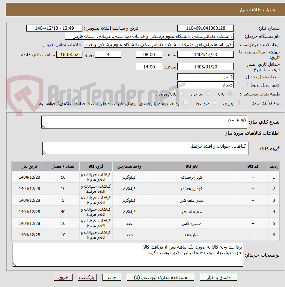 تصویر کوچک آگهی کود و سم