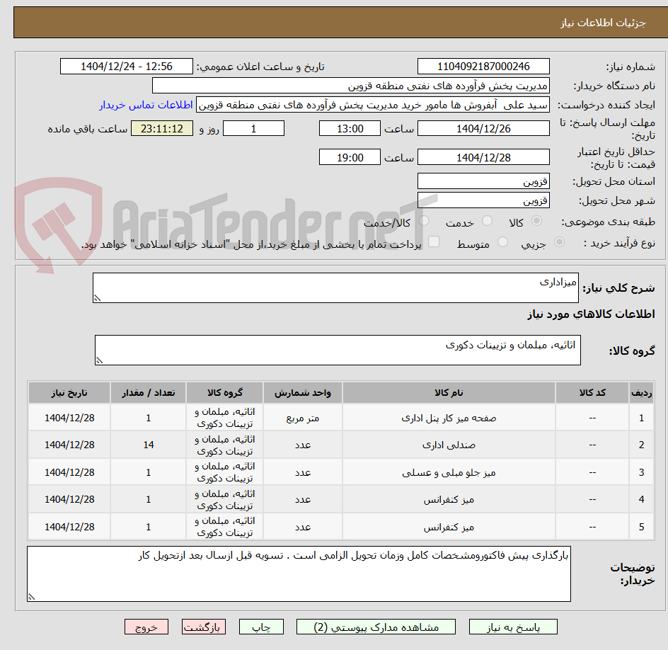 تصویر کوچک آگهی میزاداری
