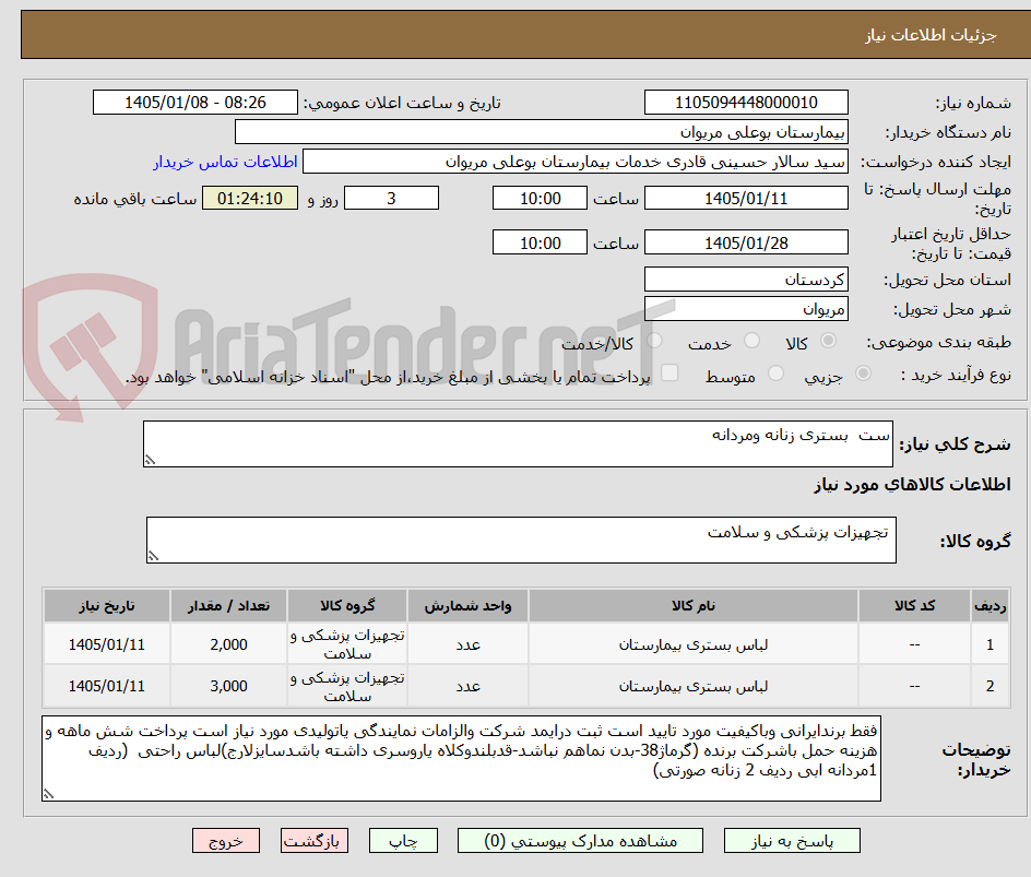 تصویر کوچک آگهی ست  بستری زنانه ومردانه