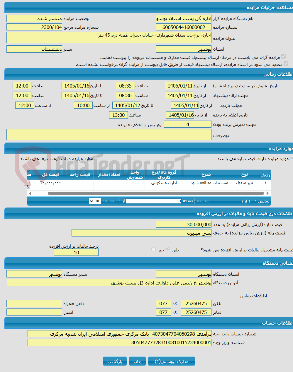 تصویر کوچک آگهی اجاره- برازجان میدان شهرداری- خیابان چمران طبقه دوم 45 متر