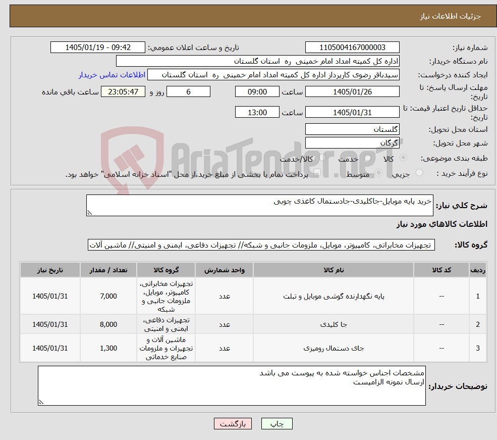 تصویر کوچک آگهی نیاز کالا-خرید پایه موبایل-جاکلیدی-جادستمال کاغذی چوبی 