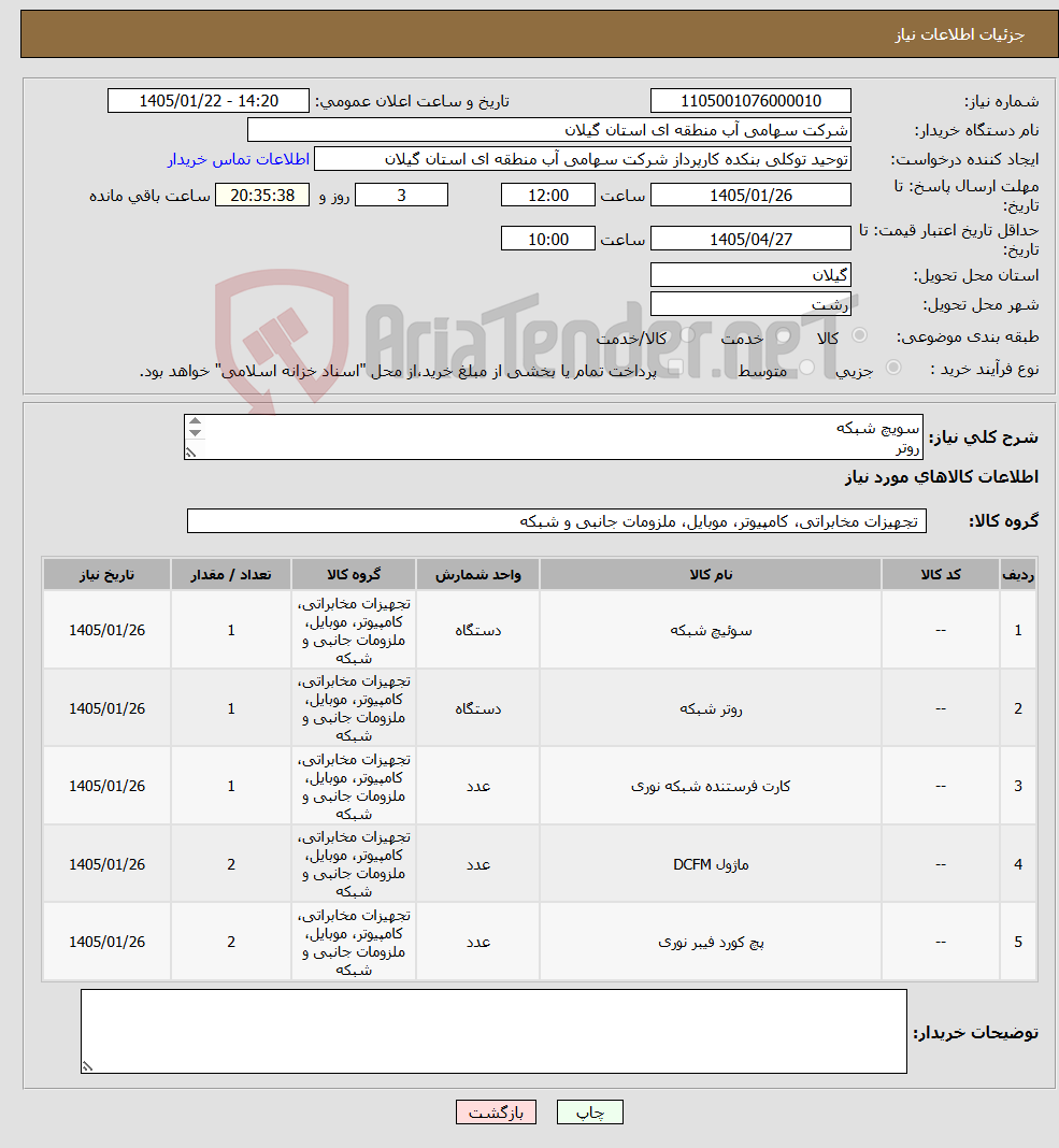 تصویر کوچک آگهی نیاز کالا-سویچ شبکه روتر کارت ماژول شبکه سیسکو ماژول فیبر سینگل پچ کورد فیبر سینگل مود 3 متری (مطابق مشخصات فایل پیوست)