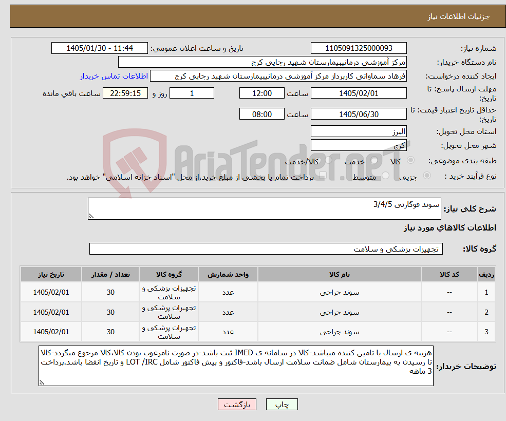 تصویر کوچک آگهی نیاز کالا-سوند فوگارتی 3/4/5