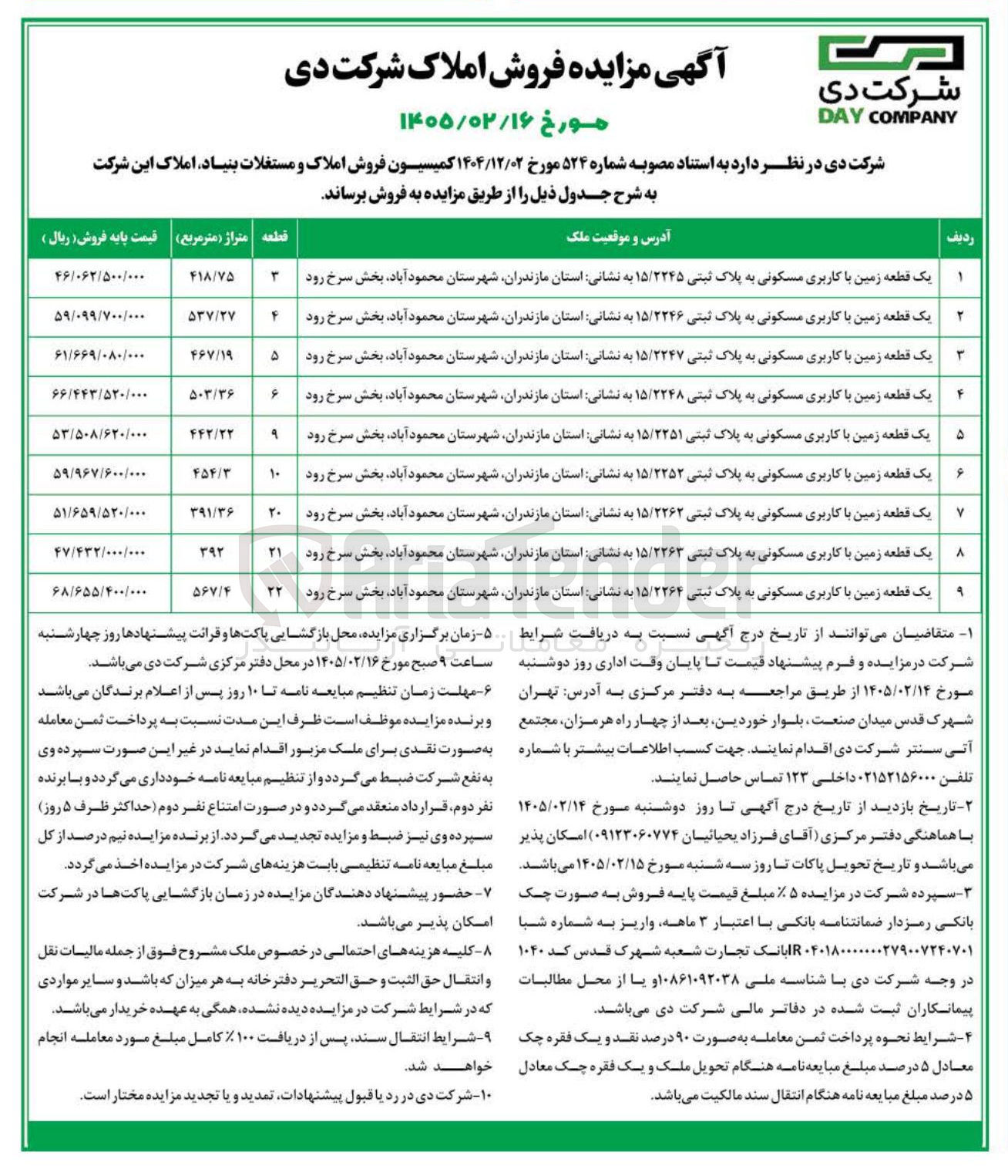 تصویر کوچک آگهی فروش املاک