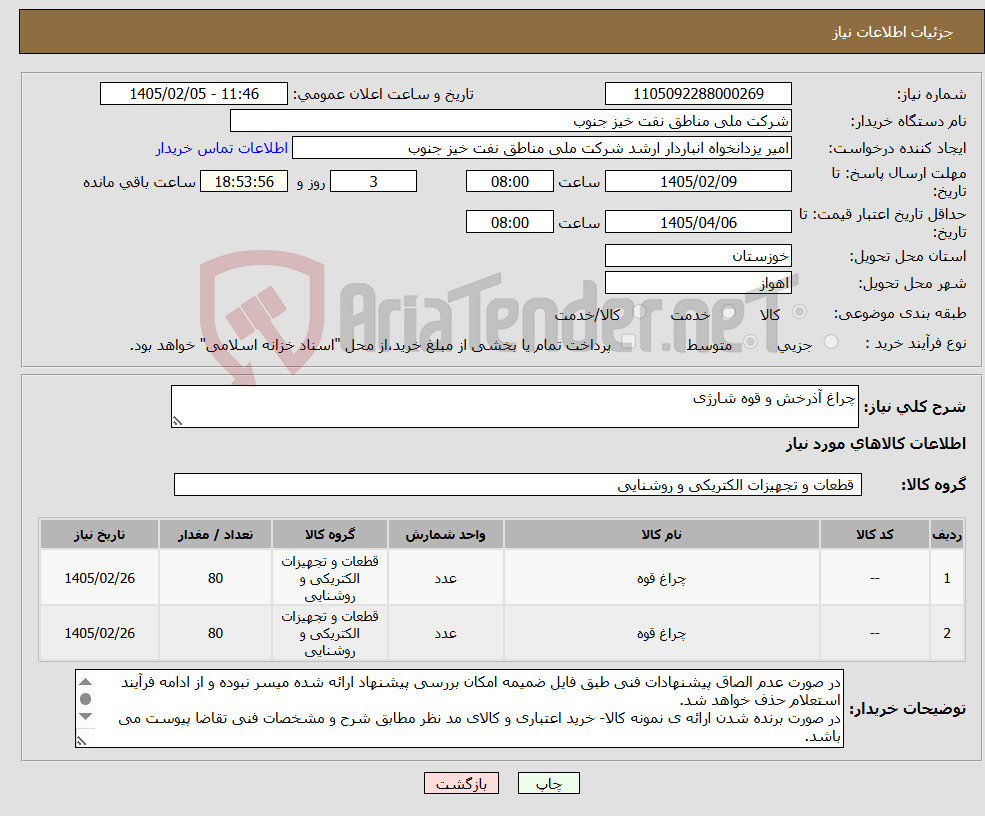 تصویر کوچک آگهی نیاز کالا-چراغ آذرخش و قوه شارژی