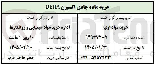 تصویر کوچک آگهی خرید ماده جاذی اکسیژن DEHA