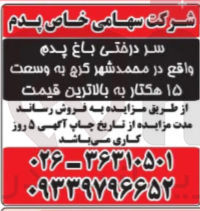تصویر کوچک آگهی فروش سردرختی