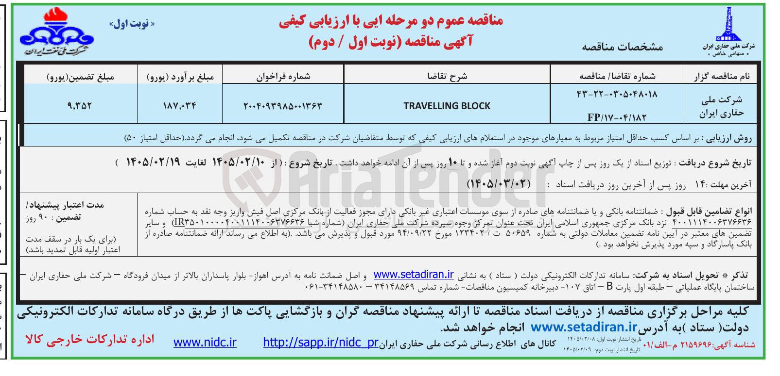 تصویر کوچک آگهی BLOCK TRAVELLING