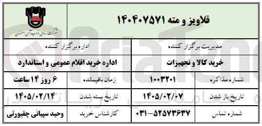 تصویر کوچک آگهی خرید قلاویز و مته