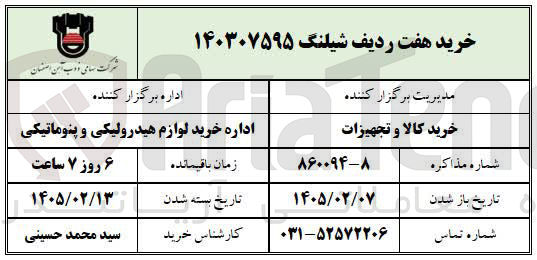تصویر کوچک آگهی خرید هفت ردیف شیلنگ
