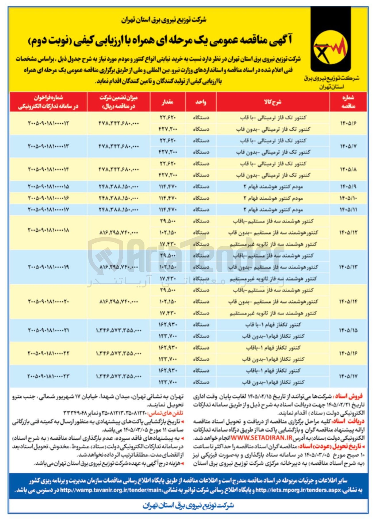 تصویر کوچک آگهی خرید کنتور تک فاز ترمینالی با قاب - کنتور تک فاز ترمینالی بدون قاب