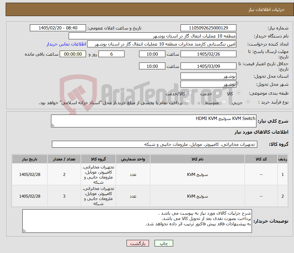 تصویر کوچک آگهی نیاز کالا-KVM Switch سوئیچ HDMI KVM