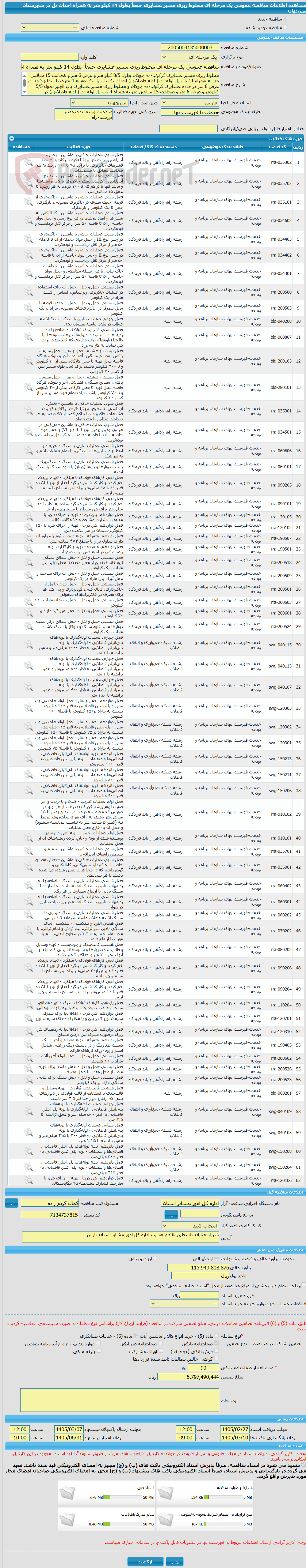 تصویر کوچک آگهی مناقصه عمومی یک مرحله ای مخلوط ریزی مسیر عشایری جمعاً  بطول 14 کیلو متر به همراه احداث پل در شهرستان سرچهان