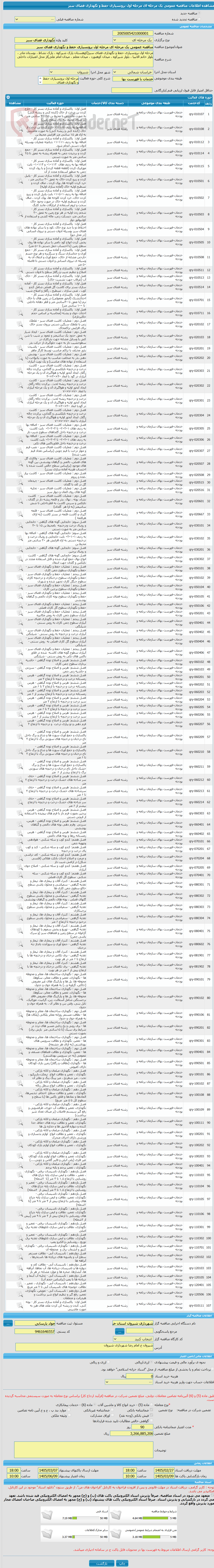 تصویر کوچک آگهی مناقصه عمومی یک مرحله ای مرحله اول برونسپاری حفظ و نگهداری فضای سبز