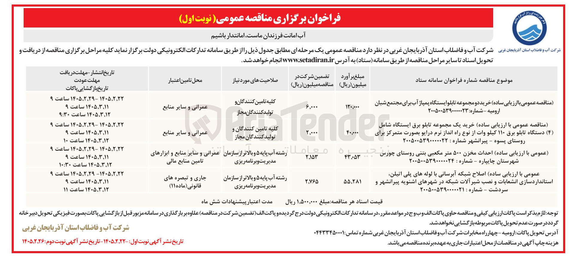 تصویر کوچک آگهی خرید یک مجموعه تابلو برق ایستگاه
