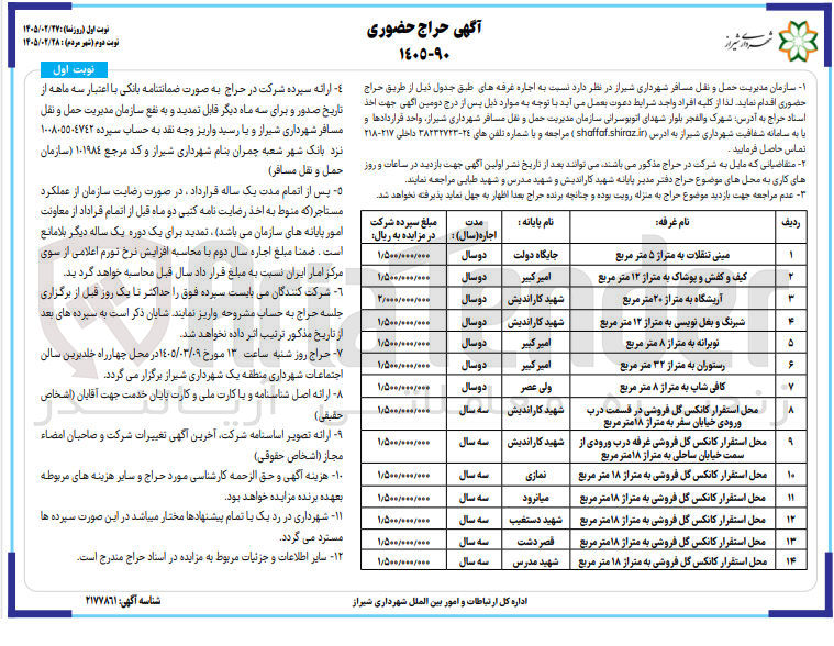 تصویر کوچک آگهی اجاره غرف