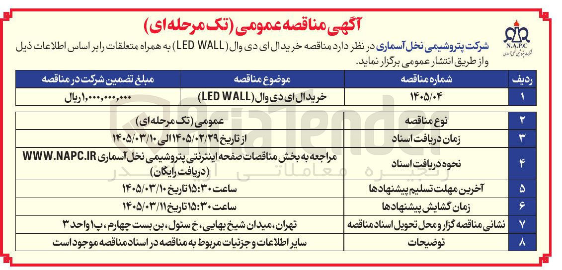 تصویر کوچک آگهی خرید ال ای دی وال (LED WALL) به همراه متعلقات 