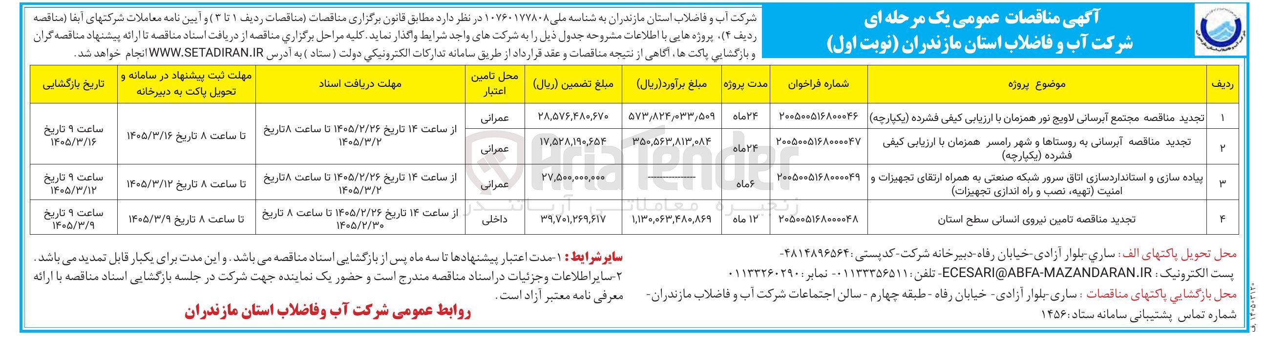 تصویر کوچک آگهی آبرسانی