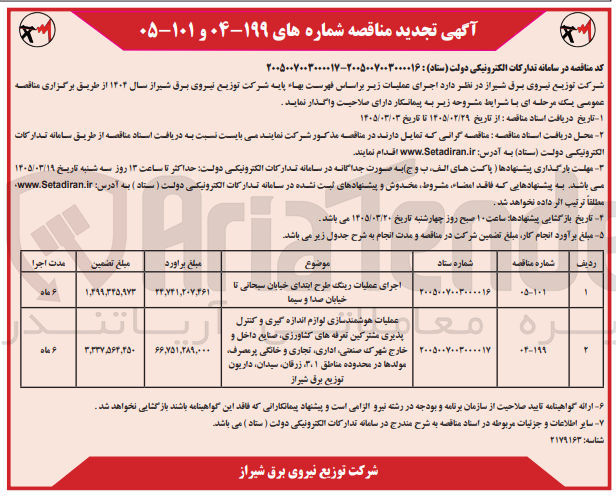 تصویر کوچک آگهی اجرای عملیات رینگ