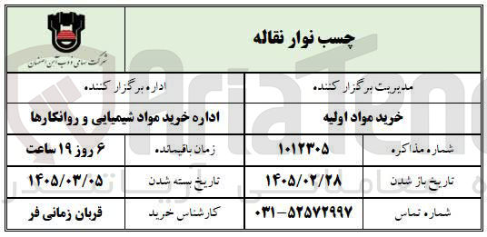 تصویر کوچک آگهی خرید چسب نوار نقاله