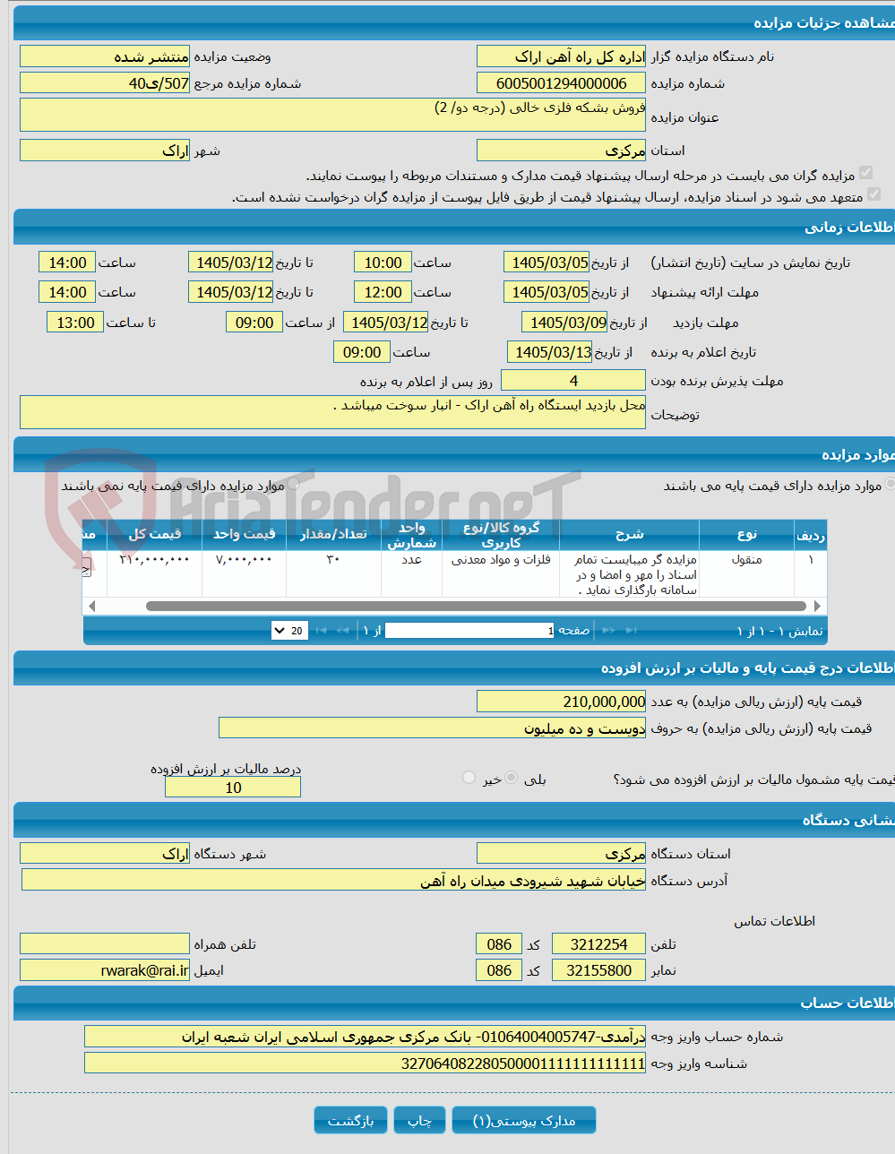 تصویر کوچک آگهی فروش بشکه فلزی خالی (درجه دو/ 2)