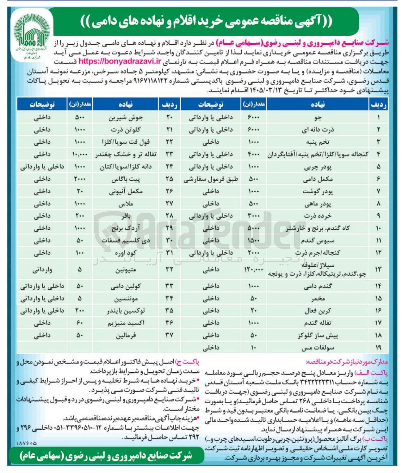 تصویر کوچک آگهی خرید بافر 