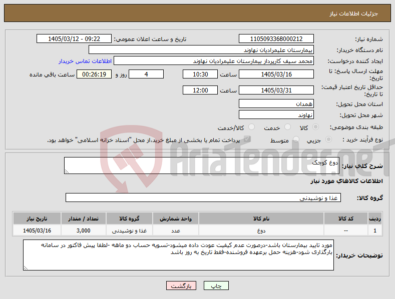 تصویر کوچک آگهی نیاز کالا-دوغ کوچک 
