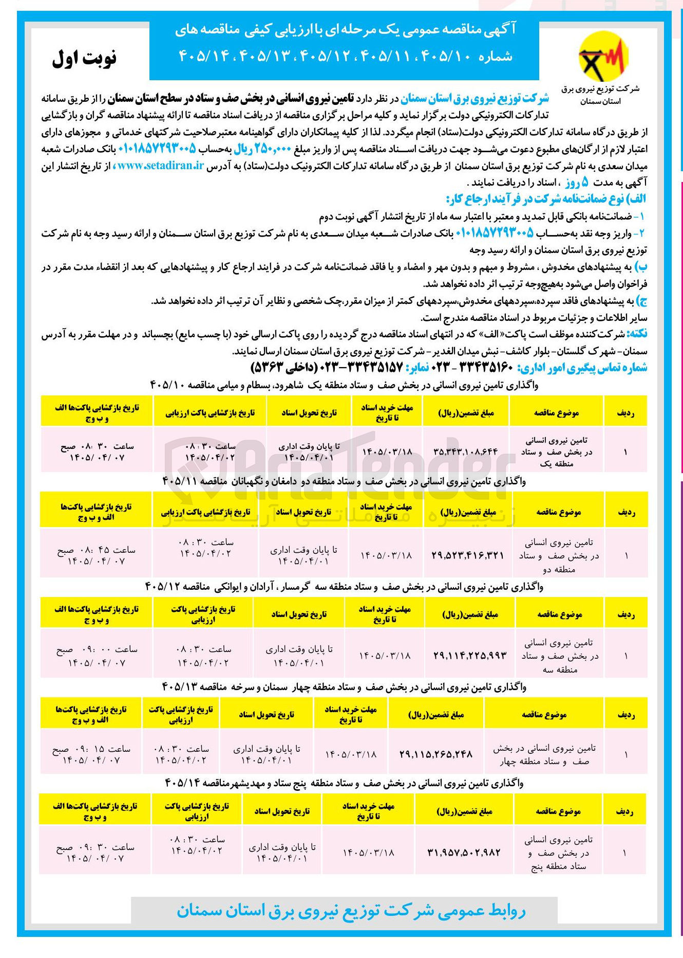 تصویر کوچک آگهی تامین نیروی انسانی 