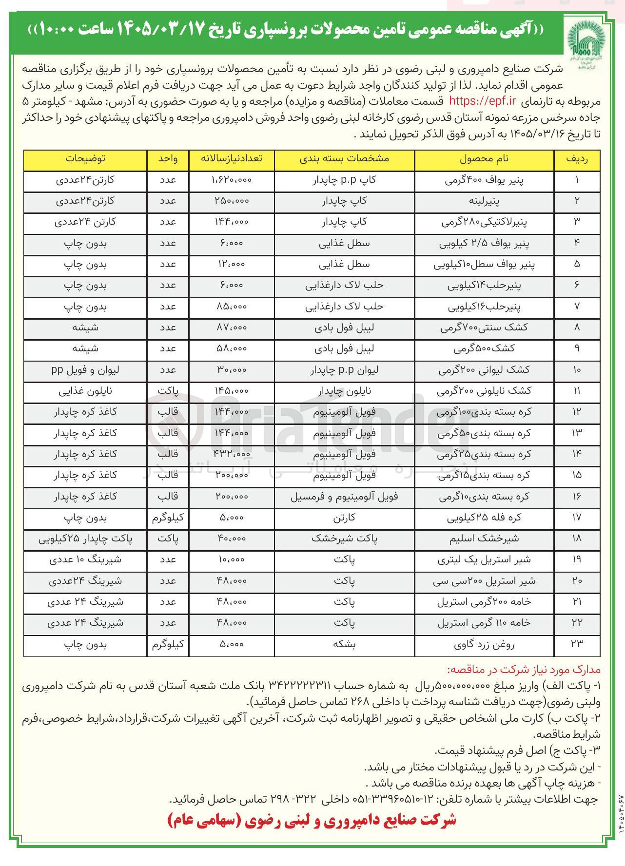 تصویر کوچک آگهی خرید شیر استریل 200 سی سی