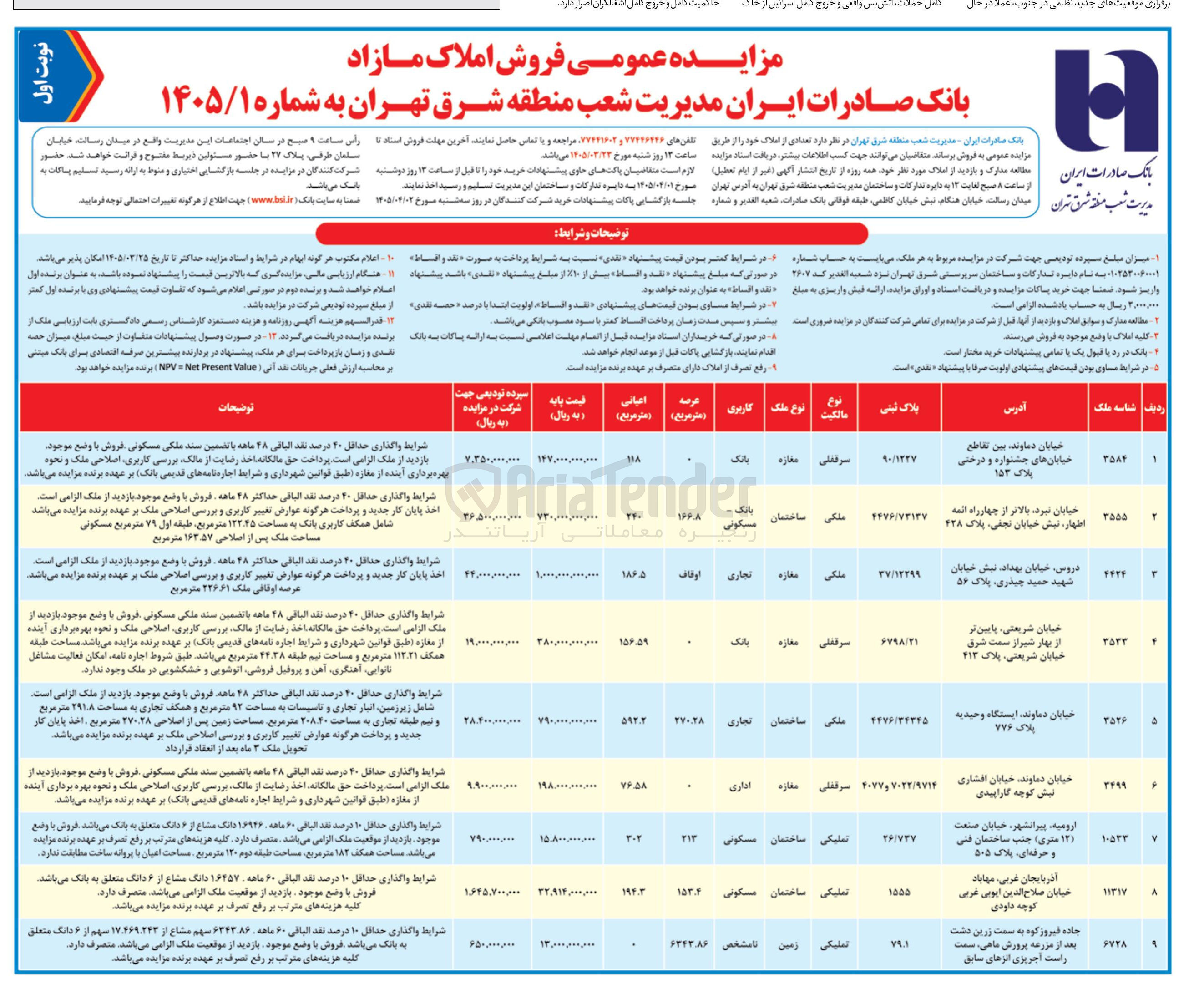 تصویر کوچک آگهی فروش املاک