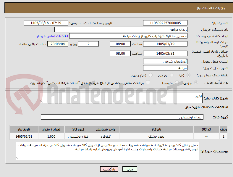 تصویر کوچک آگهی نخود