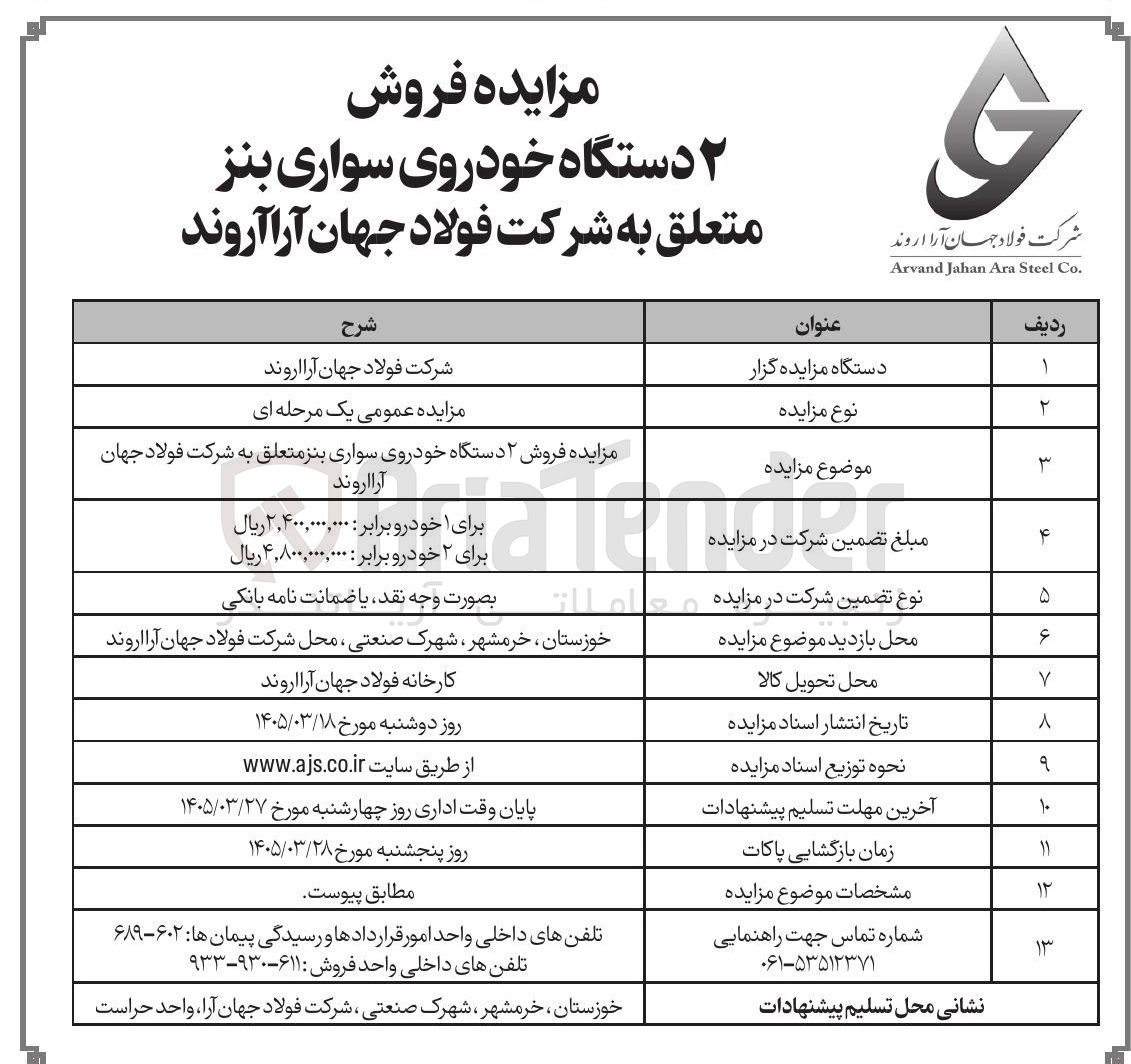 تصویر کوچک آگهی فروش ۲ دستگاه خودروی سواری بنز