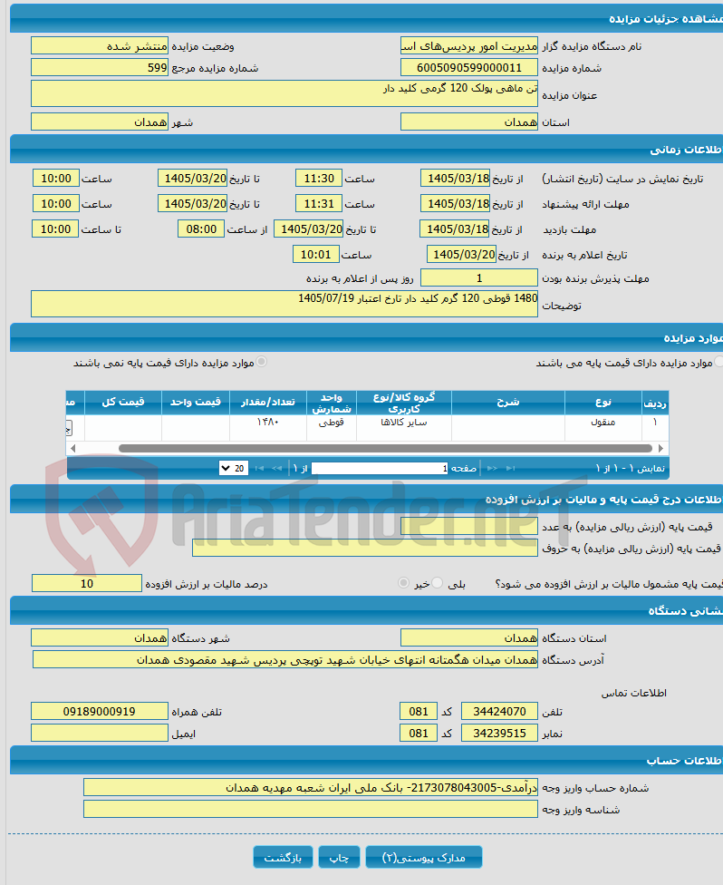 تصویر کوچک آگهی تن ماهی پولک 120 گرمی کلید دار